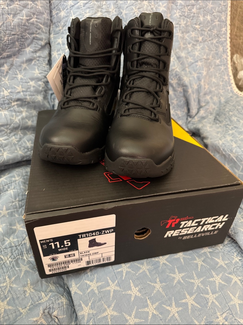 NIB Belleville Men's side zip Tactical Boots size 11.5